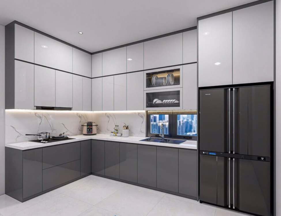 Báo giá tủ bếp nhựa Picomat cánh phủ Acrylic mới nhất 2026