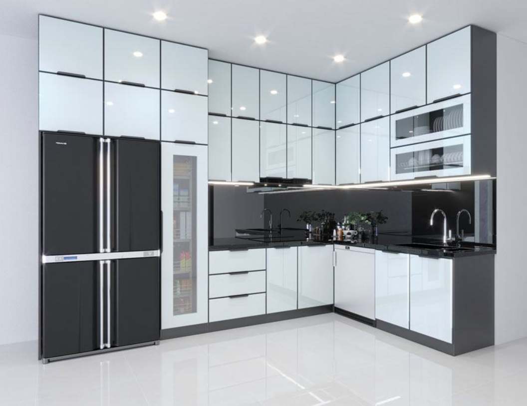 Tủ Bếp Inox Cánh Acrylic