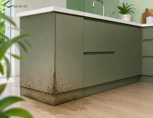 sửa tủ bếp bị ngấm nước