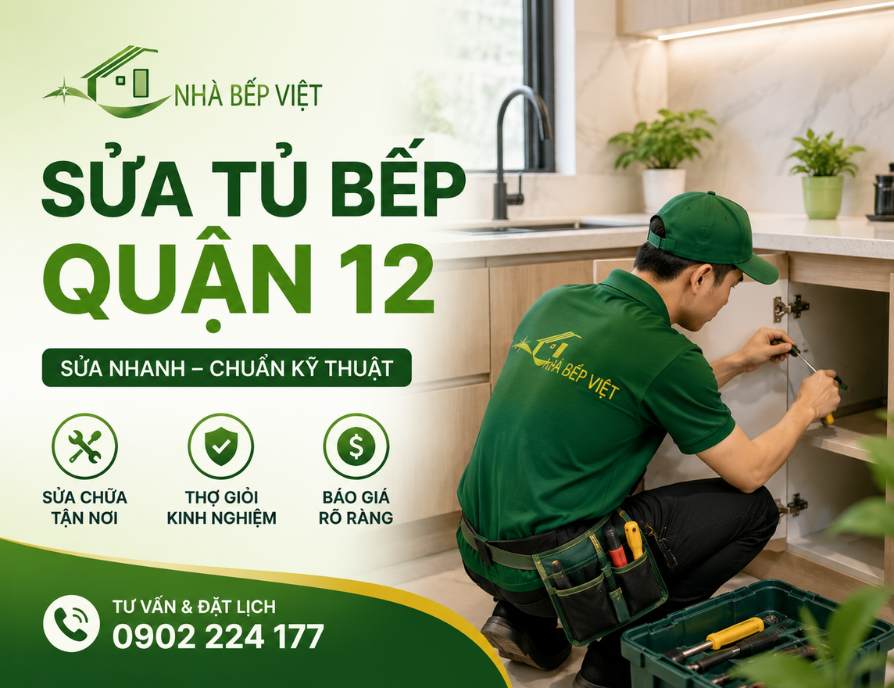 sửa tủ bếp quận 12