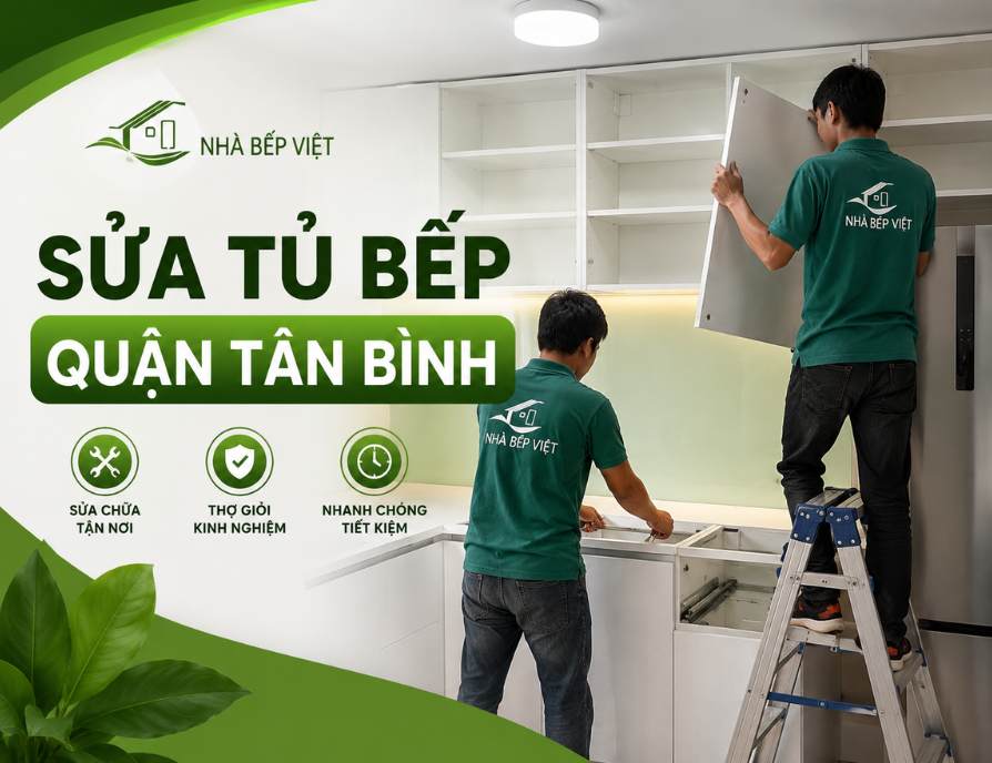 sửa tủ bếp quận Tân Bình